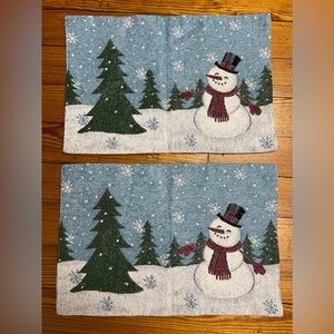 Set of 2 Christmas placemats